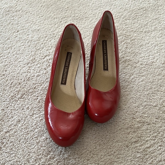 Chinese Laundry Red kitten heel - Picture 2 of 3